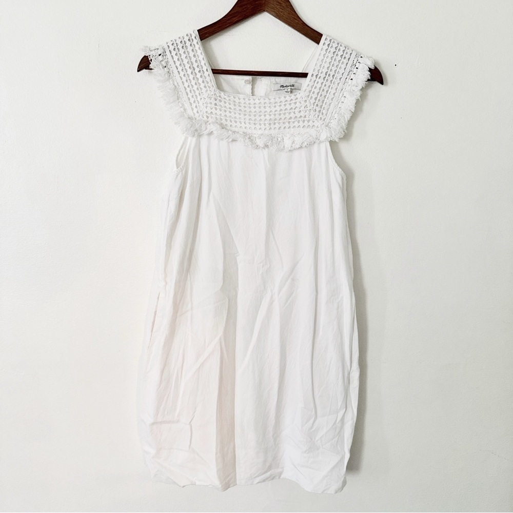 Madewell White Crochet Detail dress - Picture 4 of 4